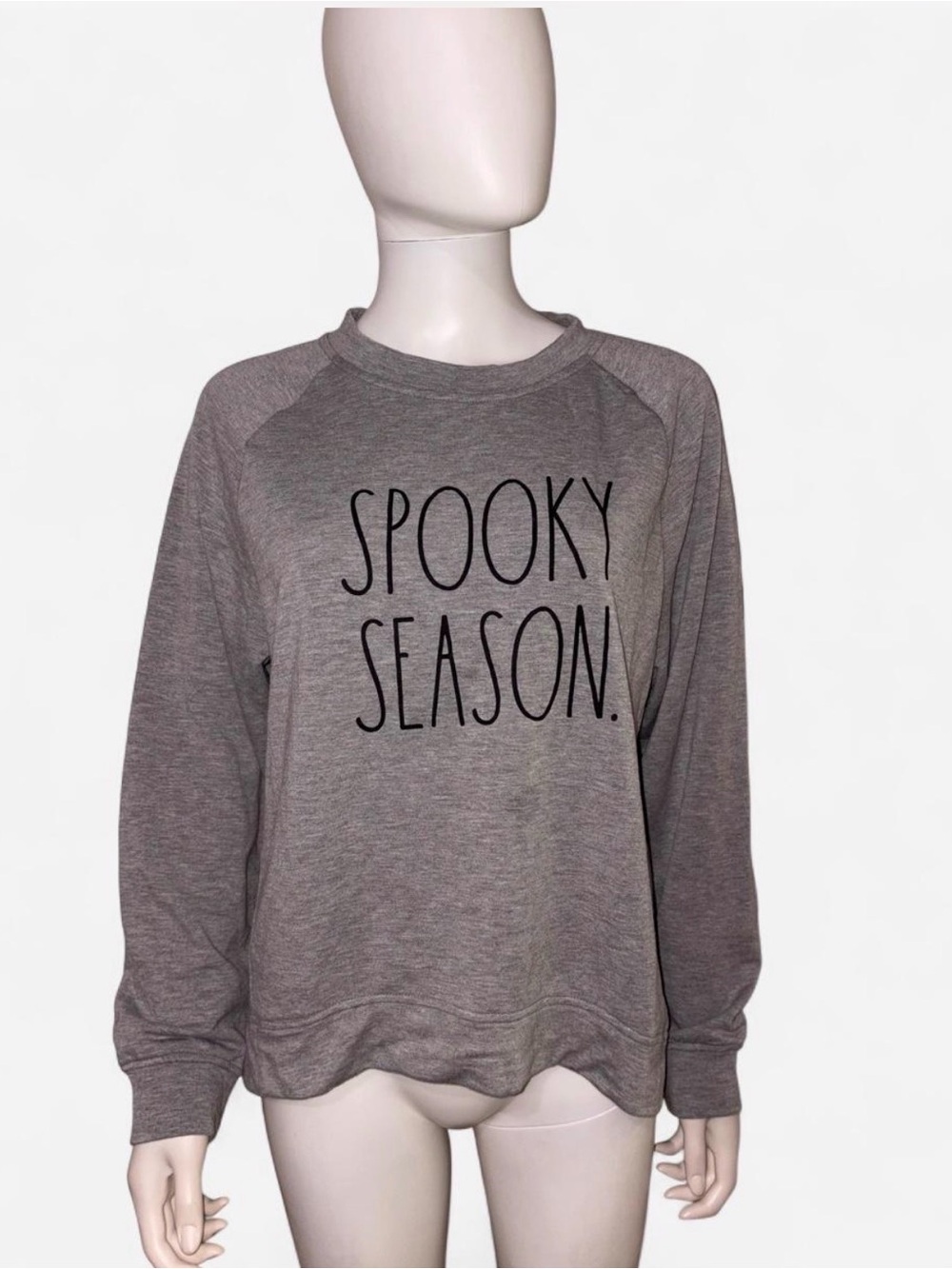 Rae Dunn Gray 'Spooky Season' Crewneck Sweatshirt